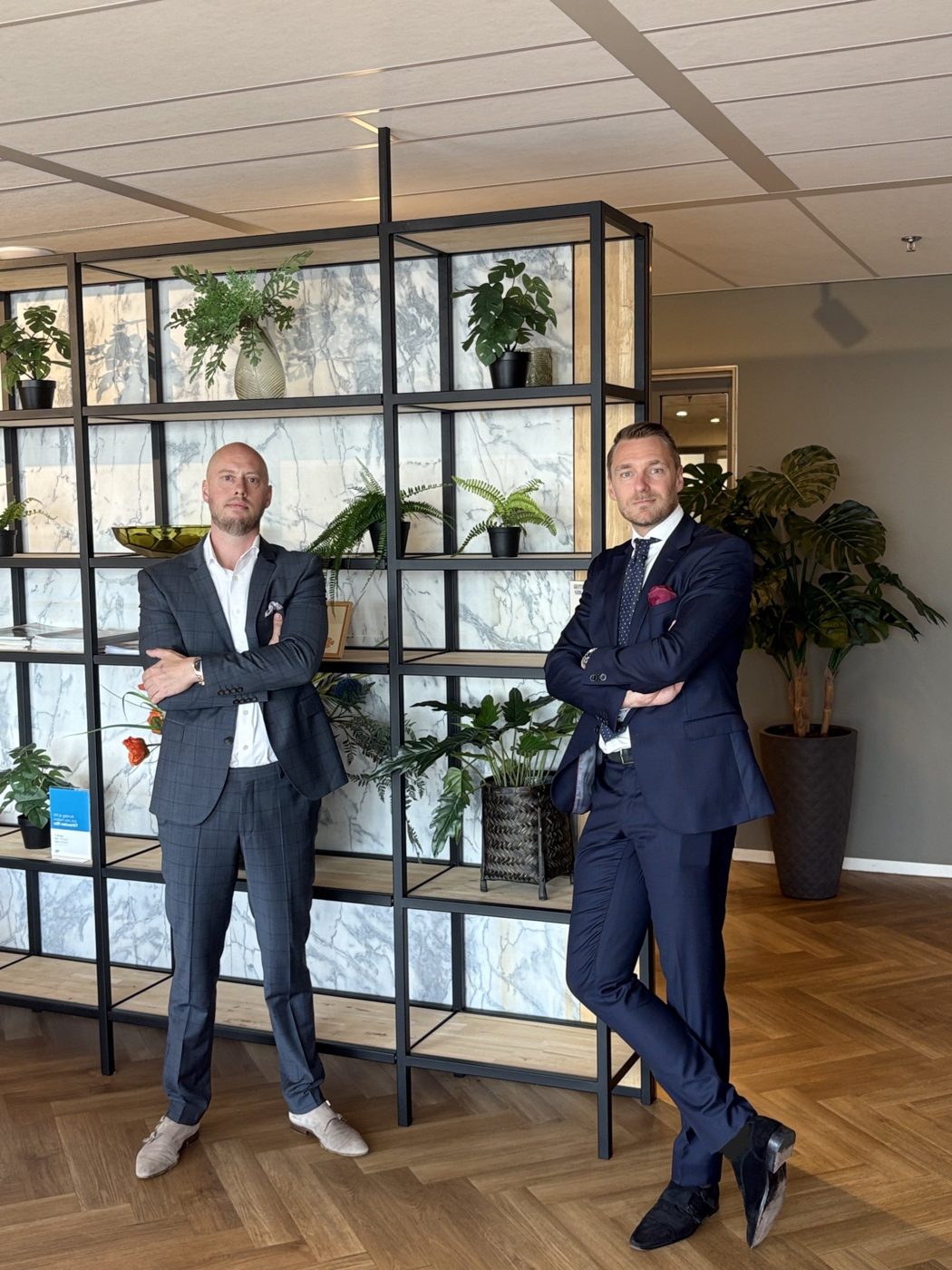 Niels van Unen en Richard Berwald, oprichters van FSN Prime, op kantoor in Rotterdam